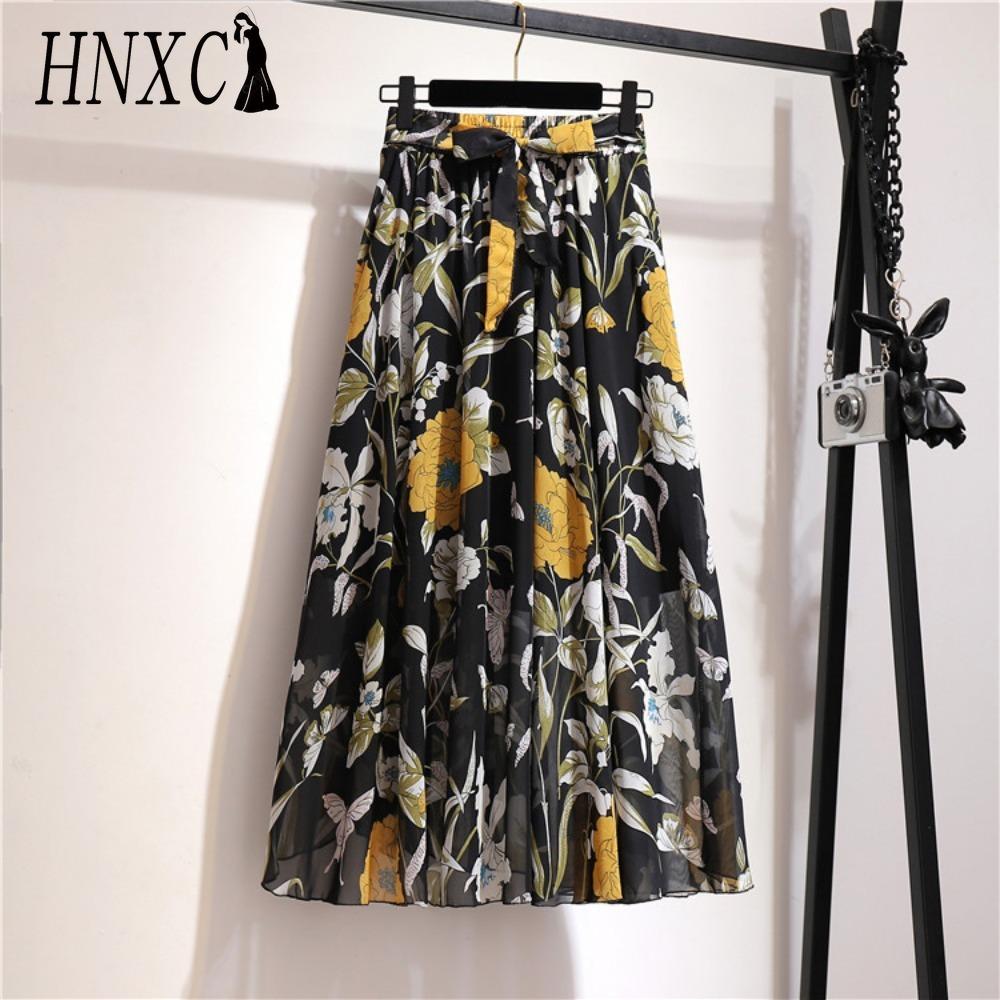 HNXC 17 Farben Damenmode Lässige Sommer-Frühlingsröcke