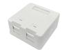 Lanview Corner Mounting Box For 2 Rj45 Sockets, Model 47240, Lvn127767