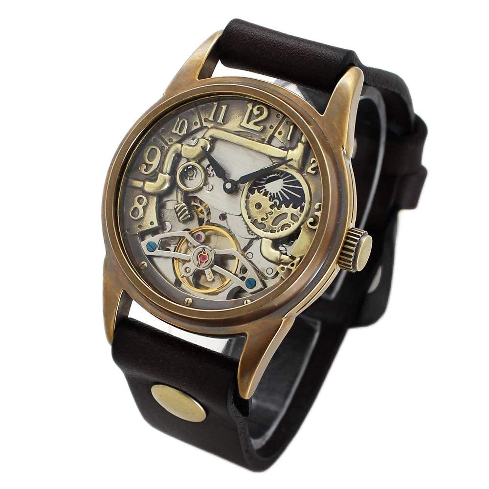 

Made in Japan Sun and Moon Watch Automatic Rebic Size (M (Ladies), Black)