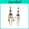 Vintage Skelett Schädel Schmuck für Paare mit galvanisiertem Legierungsanhänger