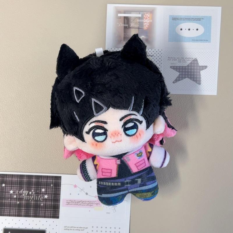 

New Game Valorant Plush Cypher Clove Adorable Neon Iso Skye Reyna Gekko Viper Sage Jett Omen Yoru Plushie 10cm Pendant Doll Present