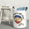 Laundry Collector Jeffy My Diaper's Still Clean SML Foldable Laundry Basket Large Storage Baby Washing Basket Home Organizer