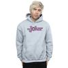 DC Comics Mens The Joker Crackle Logo Hoodie