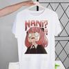 Anya Forger Printed T Shirt Men Yor Forger Tops Tees Harajuku Spy X FAMILY Tshirt Streetwear Hip Hop Male T-shirts