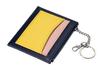 Schoolbag Korean version splicing women's wallet, multi-card zipper card bag, keychain small wallet, women's change bag