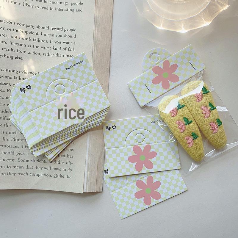 Korean Cute Children's Hair Accessories Packaging Card