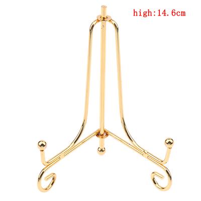 Supporto Espositivo in Ferro Dorato Staffa Artigianale Porta Libro Po Piedistallo Ciotola Piatto Cornice Porta Immagini Rastrelliera Cavalletto Portaoggetti Decorazione