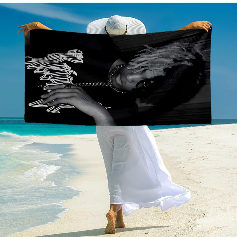 XXXtentacion Fashion Beach Towel: Ideal for Summer Adventures Soft, absorbent and quick drying suitable for swimming and bathing