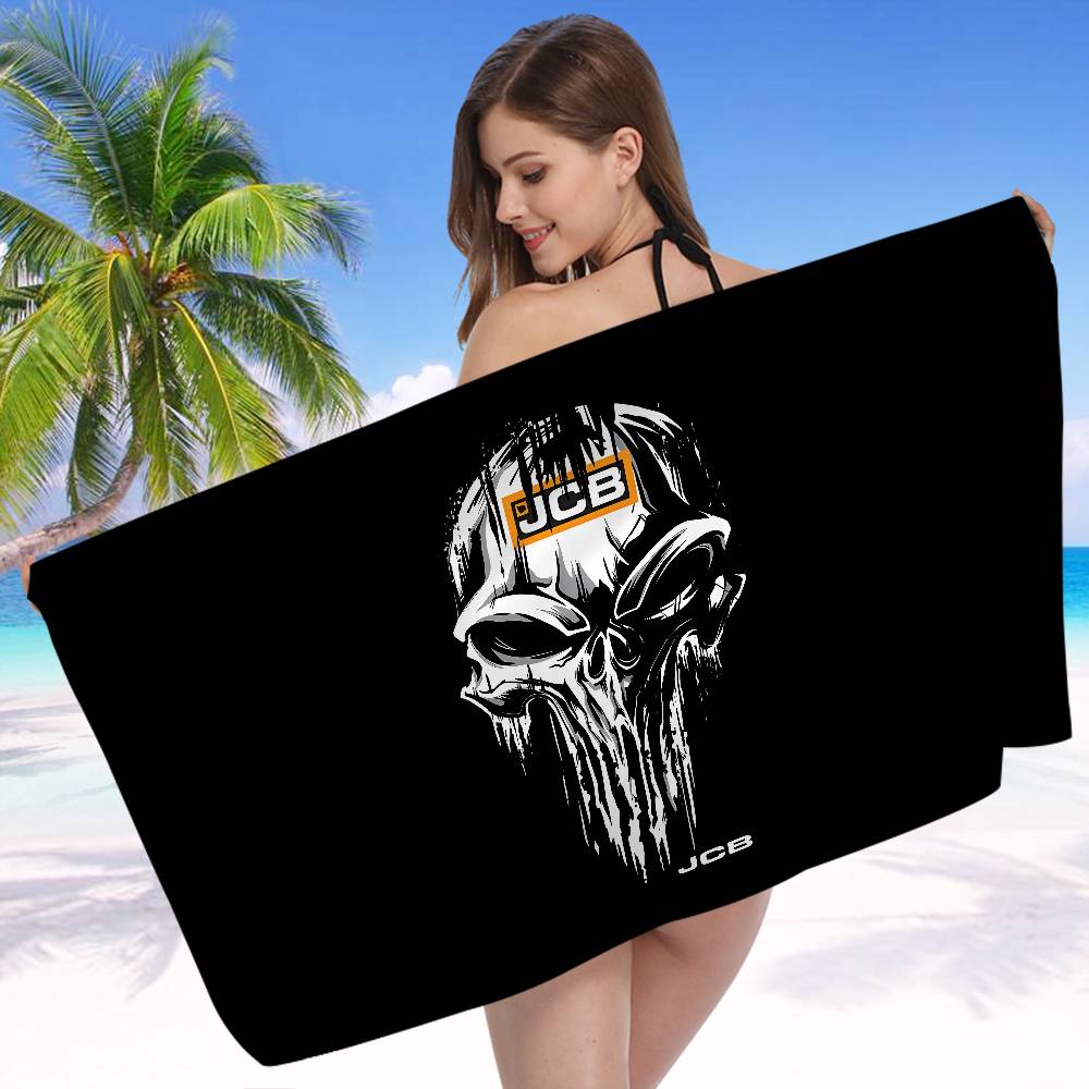 J-JCB Microfiber Blanket Quick Drying Beach Towels Oversized Printing Super Absorbent Pool Towel Blanket