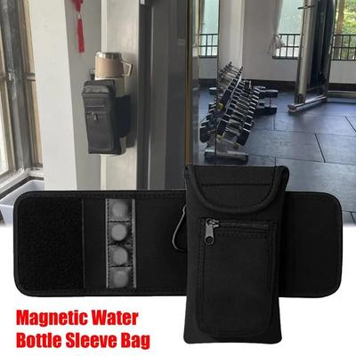 With Phone Holder Magnetic Water Bottle Bag Portable Gym Sling Bag Gym Accessories