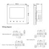 WIFI Smart Heating Thermostat Digital Temperature Controller Mobile Phone APP Control Touchscreen LCD Display Week