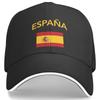 Spain Spanish Flag Casual Baseball Cap Tennis Skate Trucker Hat Summer Wholesale Unisex Women Street Style Baseball Caps