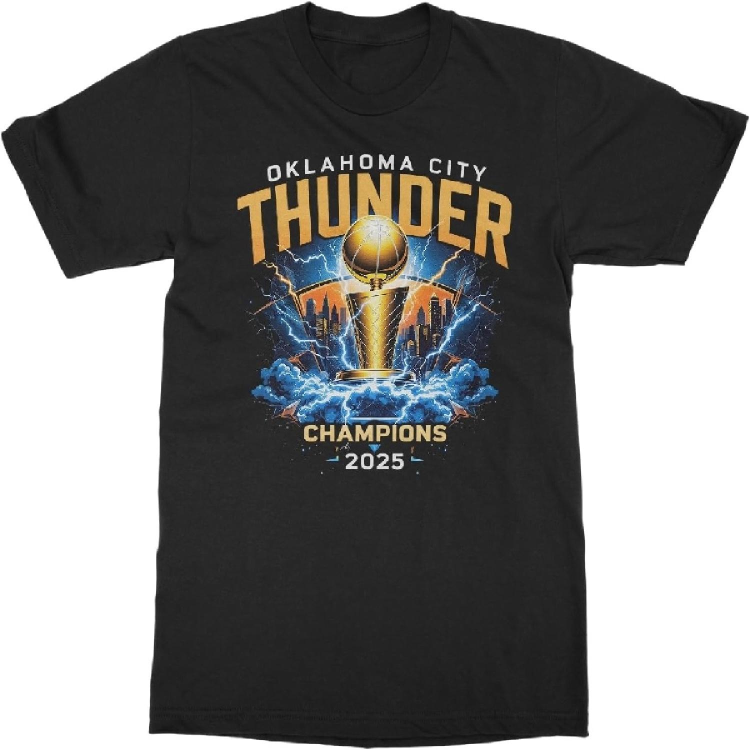 Oklahoma Basketball Champions 2025 - Trophy Inspired Unisex T-Shirt S