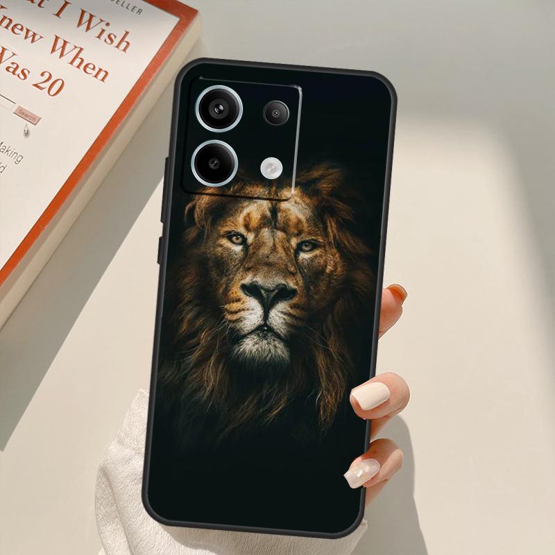 Lions Funda For Xiaomi Redmi Note 13 14 9 10 12 11 15 Pro Plus Case For Redmi 15 C 12C 13C 14C 10C