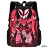 Hell Inn Hazbin Hotel Student School Bag High Value Leisure Oxford Ridge Relief Backpack