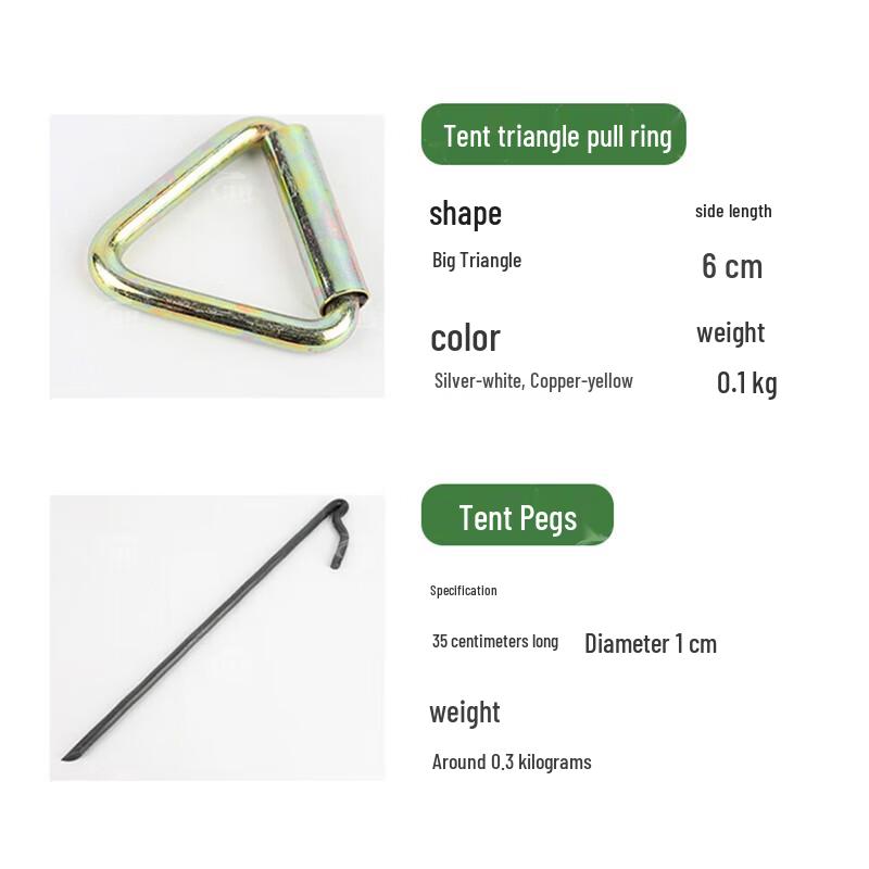 Large Tent Ground Pegs & Accessories