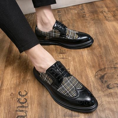 Brogue Shoes Men Classic Formal Leather British Style Shoes Male Large Size 48 Trend Business Shoes Yuppie Men’s Dress Shoes