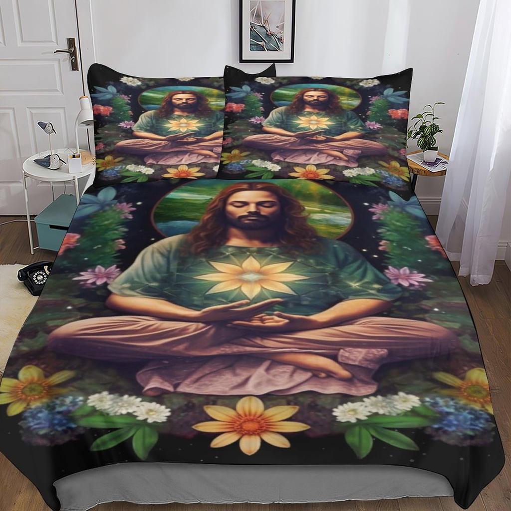 Chakra Duvet Covers Queen Lightweight Bedding Sets Zen Spiritual Bedding Sets Bedroom Decor 1 Duvet Cover 2 Pillowcases No Quilt