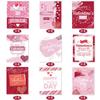 36PCS/SET Square Love Theme Label Sticker American Style Bottle Gift Wrapping Tag  Valentine's Day