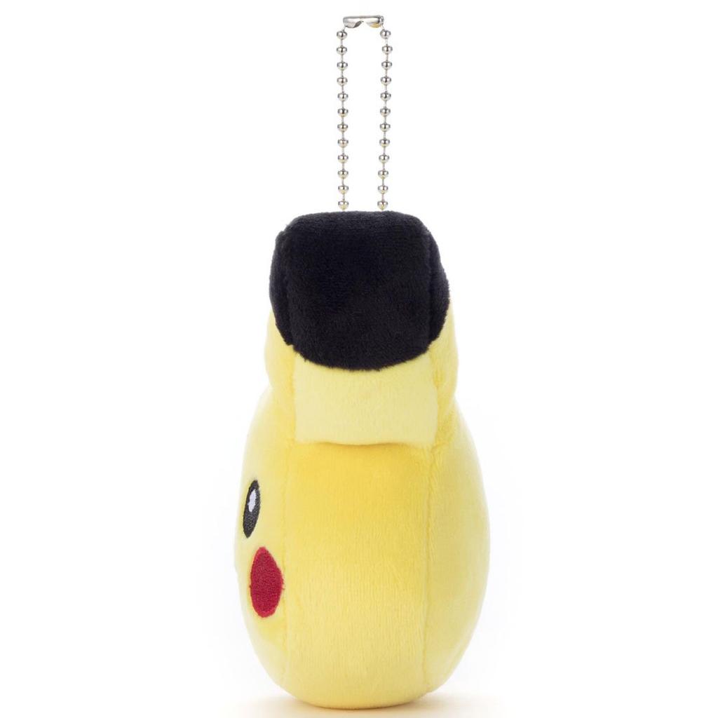 Pokémon Mocchi-Mocchi-Style Face-Shaped Mascot Pikachu (Smile) - Approximately 12cm Tall