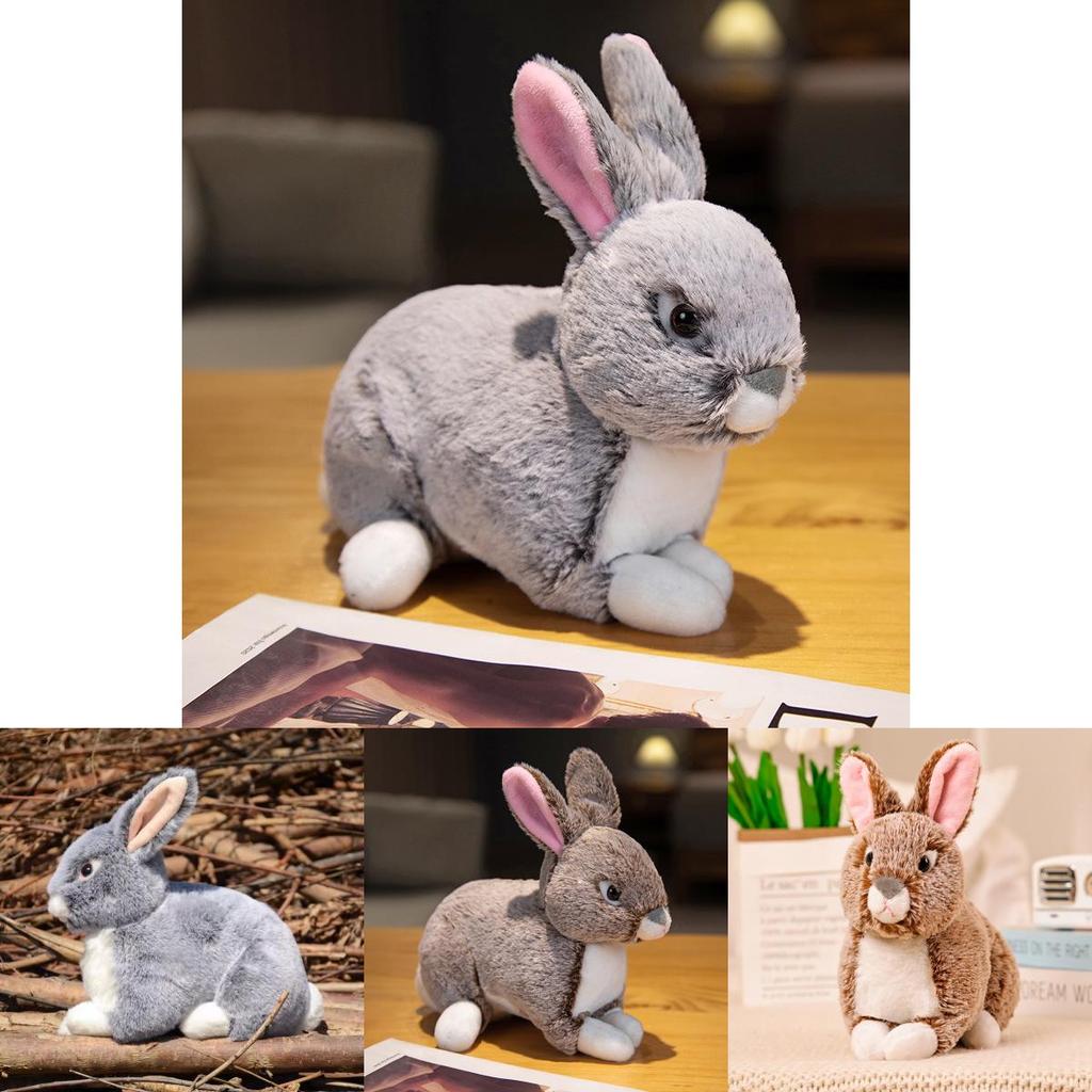 Adorable Plush Rabbit Toy Soft Cute Stuffed Bunny Doll For Kids Gift And Decoration