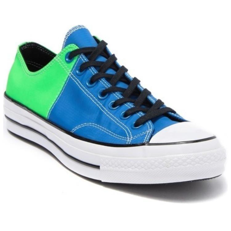 Converse Chuck Taylor All Star 70 Ox Retro Casual Patchwork Low-top Canvas Shoes Unisex Blue Green