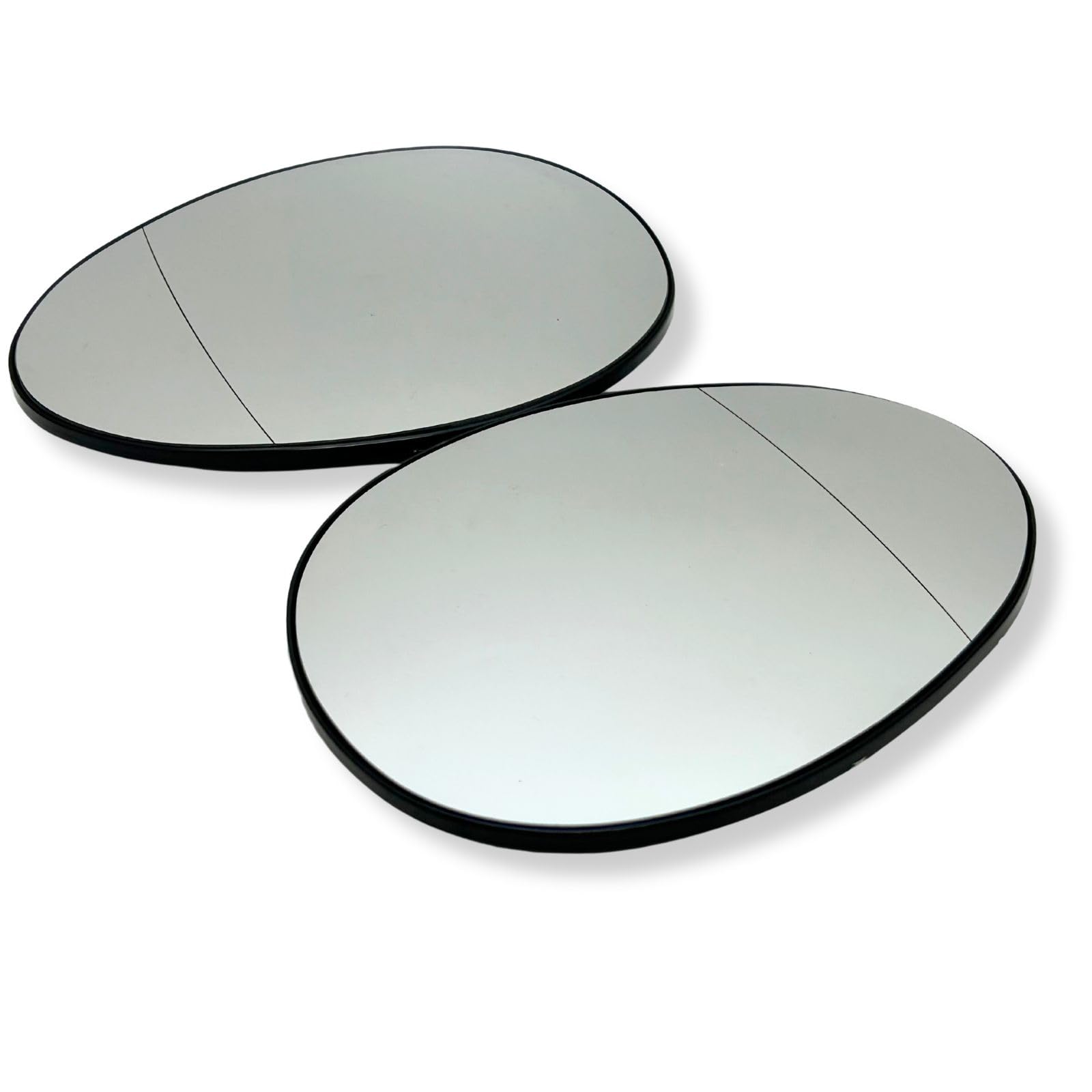 

UMikke Aftermarket Side Mirror Lenses for MINI Cooper R55 R56 R57 R59 R60 Right Left Compatible Universal Fit R61, & Replacement,