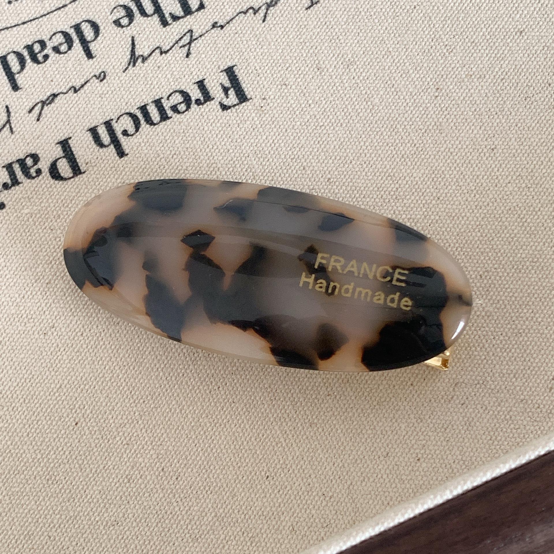 

Ретро Овальная Маленькая Заколка для Челки Разноцветные Ацетатные Заколки для Волос Женские Милые Изысканные Заколки Зажим для Челки Модные Аксессуары для Волос