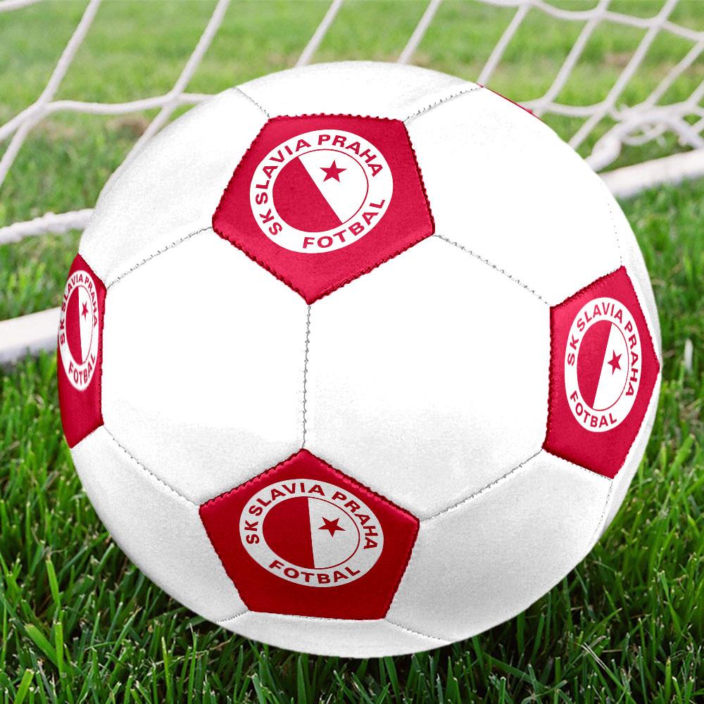 SK Slavia Praha Storlek 5 Fotboll, Maskinsydd PVC, Hållbar & Hög Studs, Passar Alla Åldrar, fan-produkt, matcher & utomhusbruk.