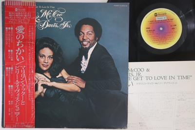 LP Record MARILYN MCCOO, BILLY DAVIS JR - I Hope We Get To Love In Time YX8056AB ABC 1976 Japan Obi Soul/Funk Used
