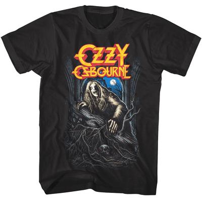 Ozzy Osbourne Bark at The Moon Album Herren T-Shirt Schreie Jetzt Er Ist Auferstanden