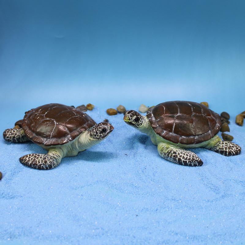 Sea Simulated Turtle Model Tabletop Figurine Micro Landscape Garden Decoration