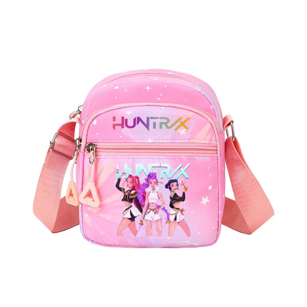KPop Demon Hunters Shoulder Bag Trendy Single Shoulder Messenger Bag Pack Candy Bag Purse Wallet Handbags