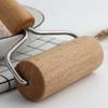 Wooden Rolling Pin Hand Dough Roller for Pastry Fondant Cookie Dough Chapati Pasta Bakery Pizza Kitchen Tool Dough Roller