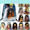 Stilfuld Anime Naruto Bogtaske Med Holdbart Design Og Justerbare Skulderstropper
