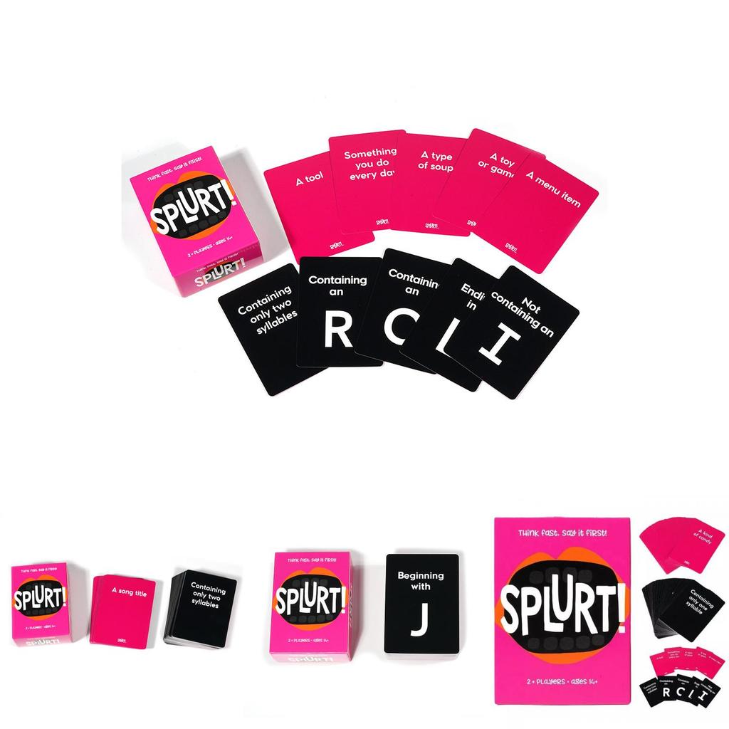 Splurt! Exciting Strategy Game Ideal For Family Gatherings Promoting Quick Responses And Fun
