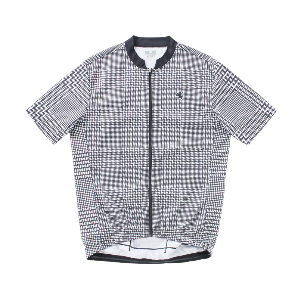 

Kapelmuur Short Sleeve Cycling Glen Check XS Jersey, Print, Black, чёрный