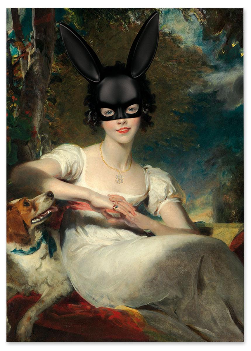 

Plakat króliczek playboy dolar 30x40 cm