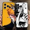 anime bleach   for iPhone 15 16 14 Plus 13 12 11 17 Pro Max 17 Air Black Soft Phone Cover