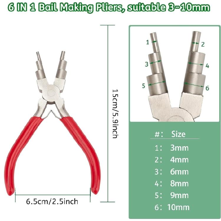 Handy and Practical Jewelry Pliers with Double Spring for Artistic Projects