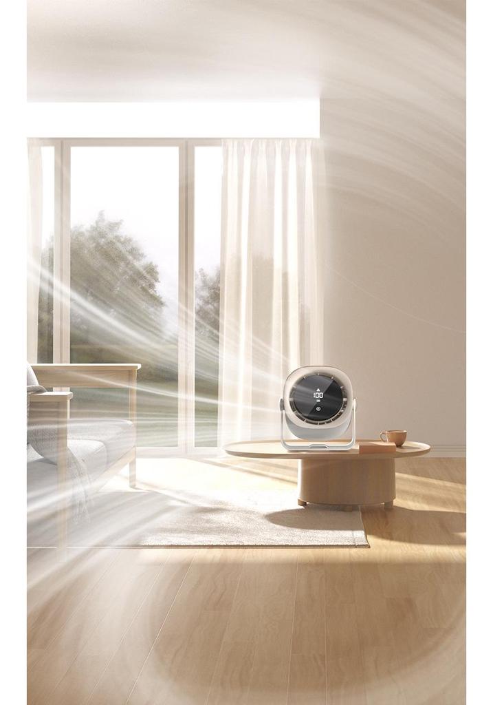Wall-Mounted Bladeless Touch Screen Circulation Fan for Home and Office