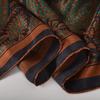 Brand Coffee Green Pure Silk Shawl Scarf Fall Winter Fashion Plaisley Design Natural Silk Scarves Wraps Women Neck Scarf