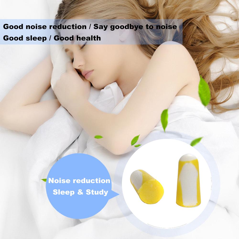 Tcare 10Pair Ultra Soft Foam Earplugs Reusable 29Db SNR For Sleeping Snoring Work Travel Shooting Loud Events