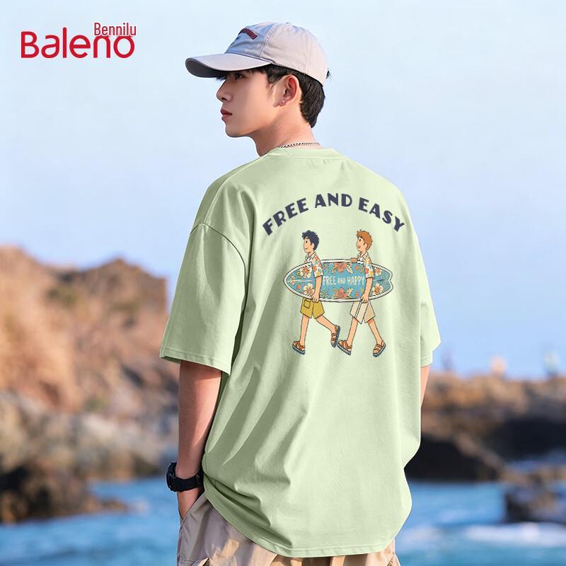 Baleno Unisex BNL Beach Surf Cotton Tee 2XL