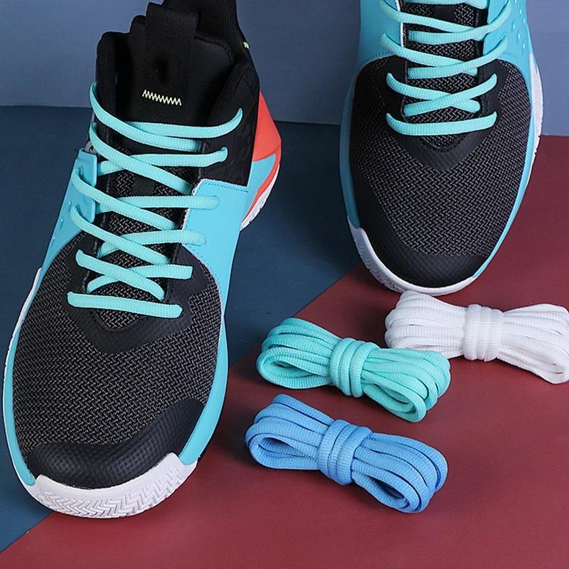 Basketball Oval Shoe laces Half Round Running Sneakers Laces Durable Without Fading Shoe Strings Men Women 100/120/140/160/180CM
