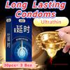 30pcs Long Lasting Plus Condoms for Man Adult Sex Toys Delayed Ejaculation Ultra-thin Penis Sleeves Condoms Sex Products 18+