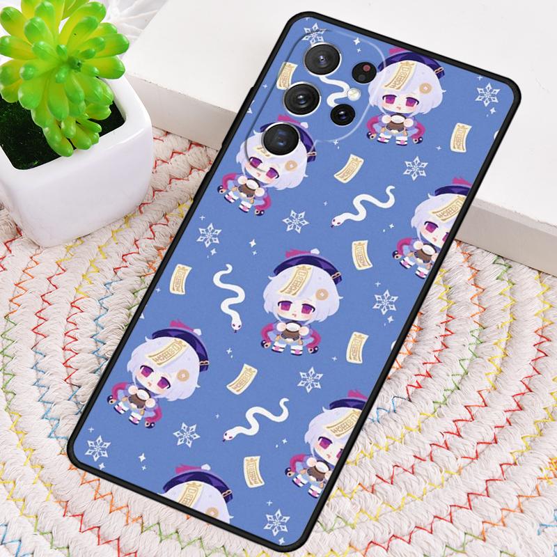 

Cute Cartoon Genshin Impact Phone Case for Samsung Galaxy note 10 pro S26 Ultra S23 S24 FE S25 S21 S22 PLUS shockproof Cove Galaxy S23+