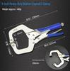 German Industrial High-Leverage Pliers & Heavy-Duty C-Clamp for Wood