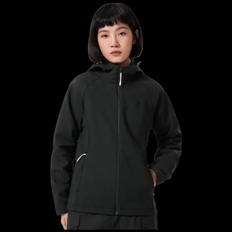 Camel Damen Kapuzen Softshelljacke