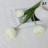 Simulation 3 Silk Tulips Home Living Room Dining Table Wedding Halloween Decoration Artificial Flowers Fake Flowers Fake Plants